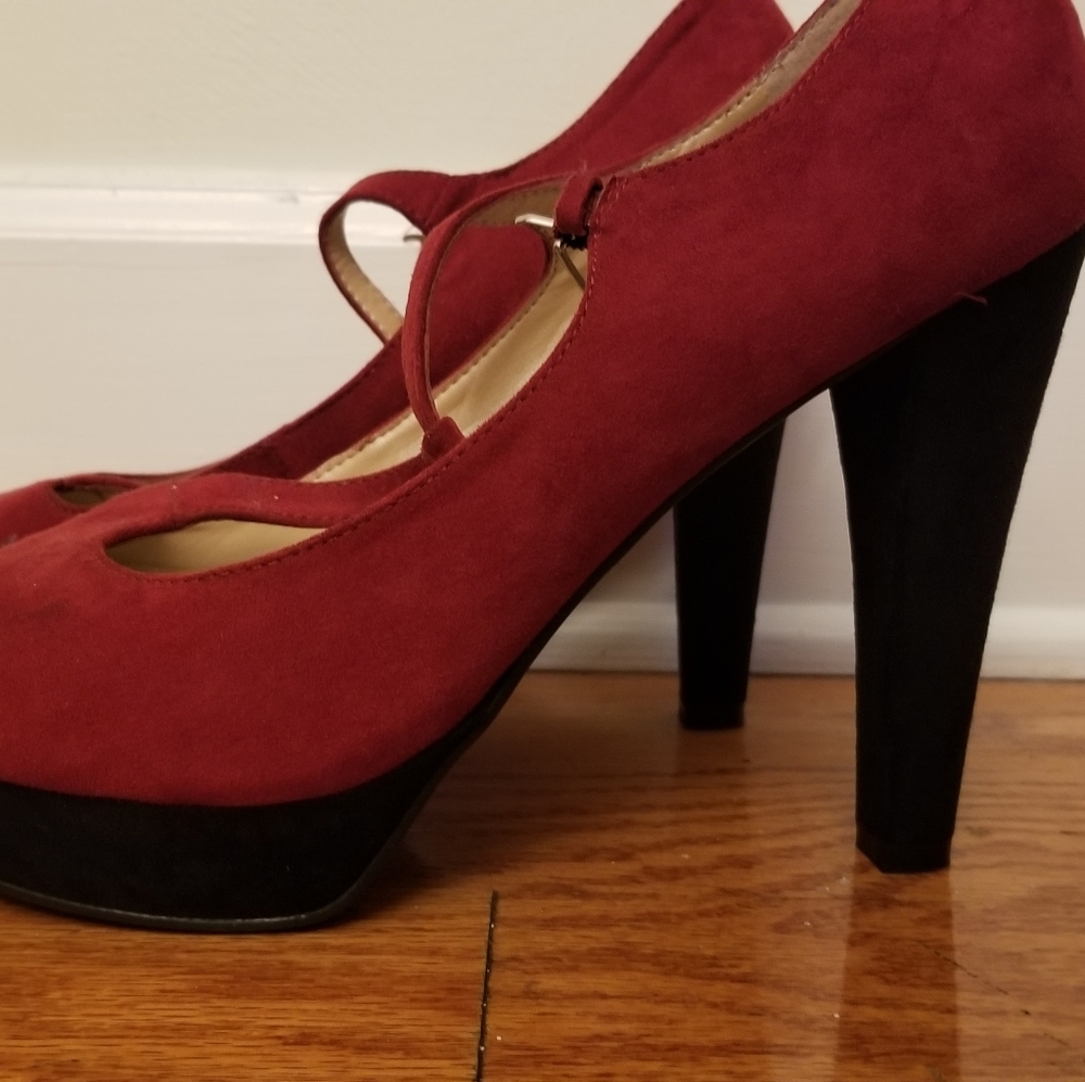 Marc Fisher Platform Mary Janes - Picture 3 of 5